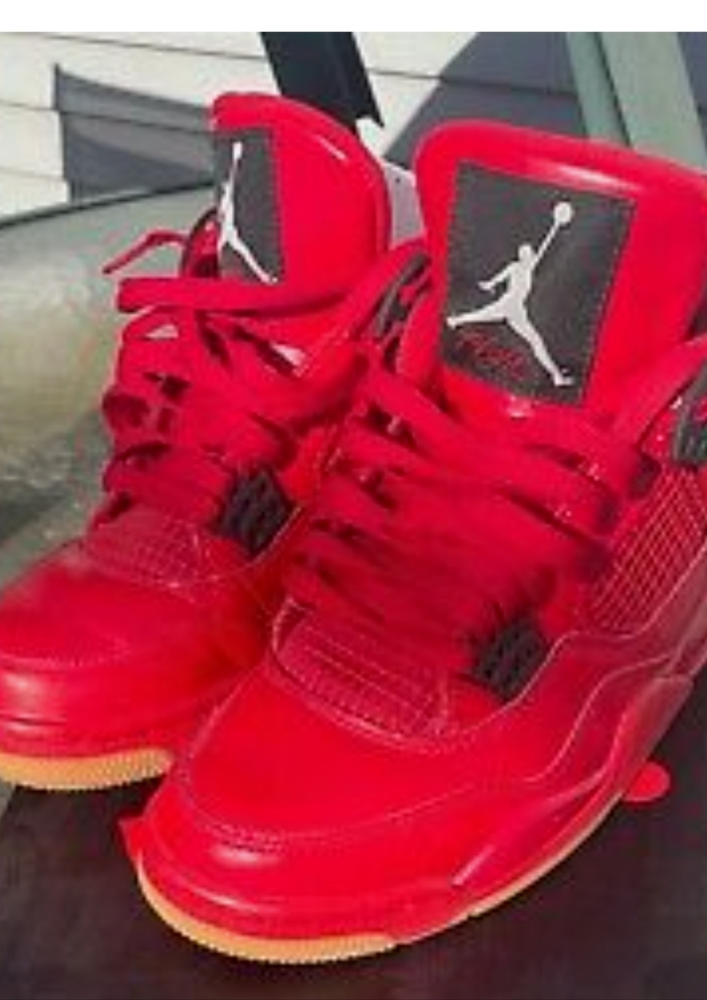 Jordan sneakers/size 7/red
